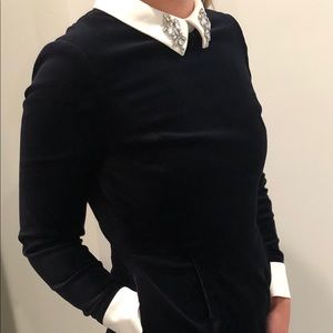 Ted Baker Blue velvet dress